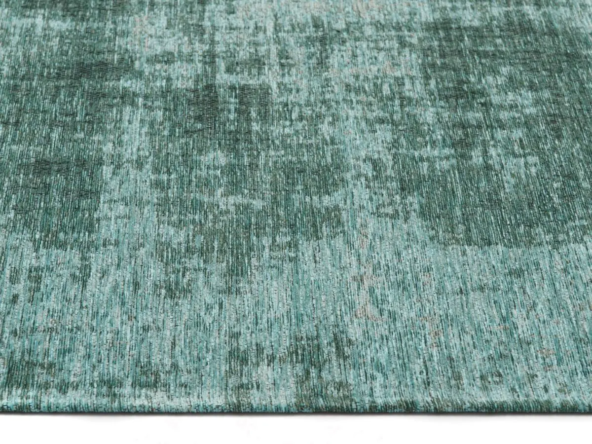 Vintage-Teppich Saragoza Petrol Kante Vintage-Teppich Saragoza Petrol Kante