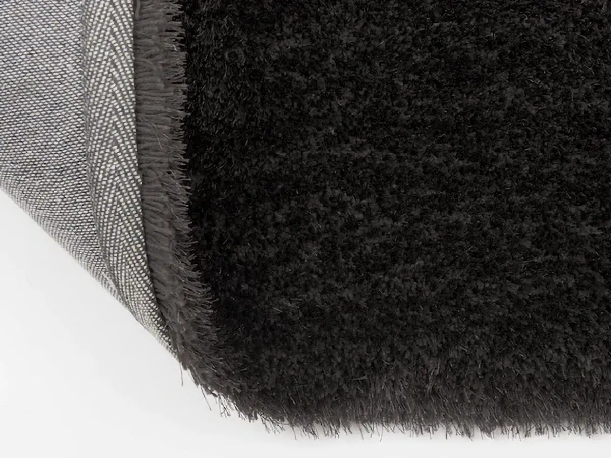 Hochflorteppich Sensit Anthrazit Rücken