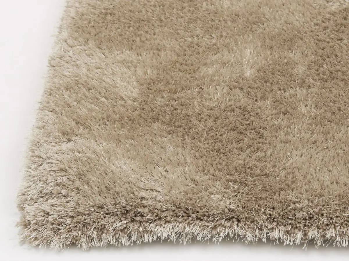 Hochflorteppich Sensit Beige Ecke