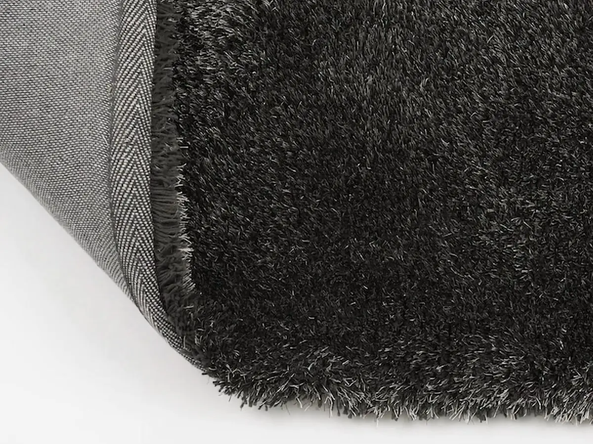 Hochflorteppich Sensit Dunkelgrau Rücken