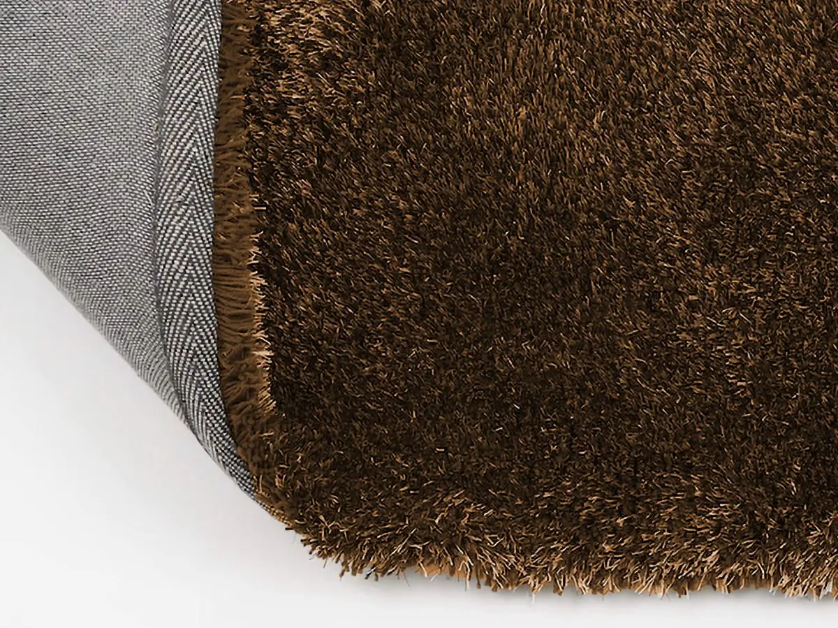 Hochflorteppich Sensit Gold-Mix Rücken