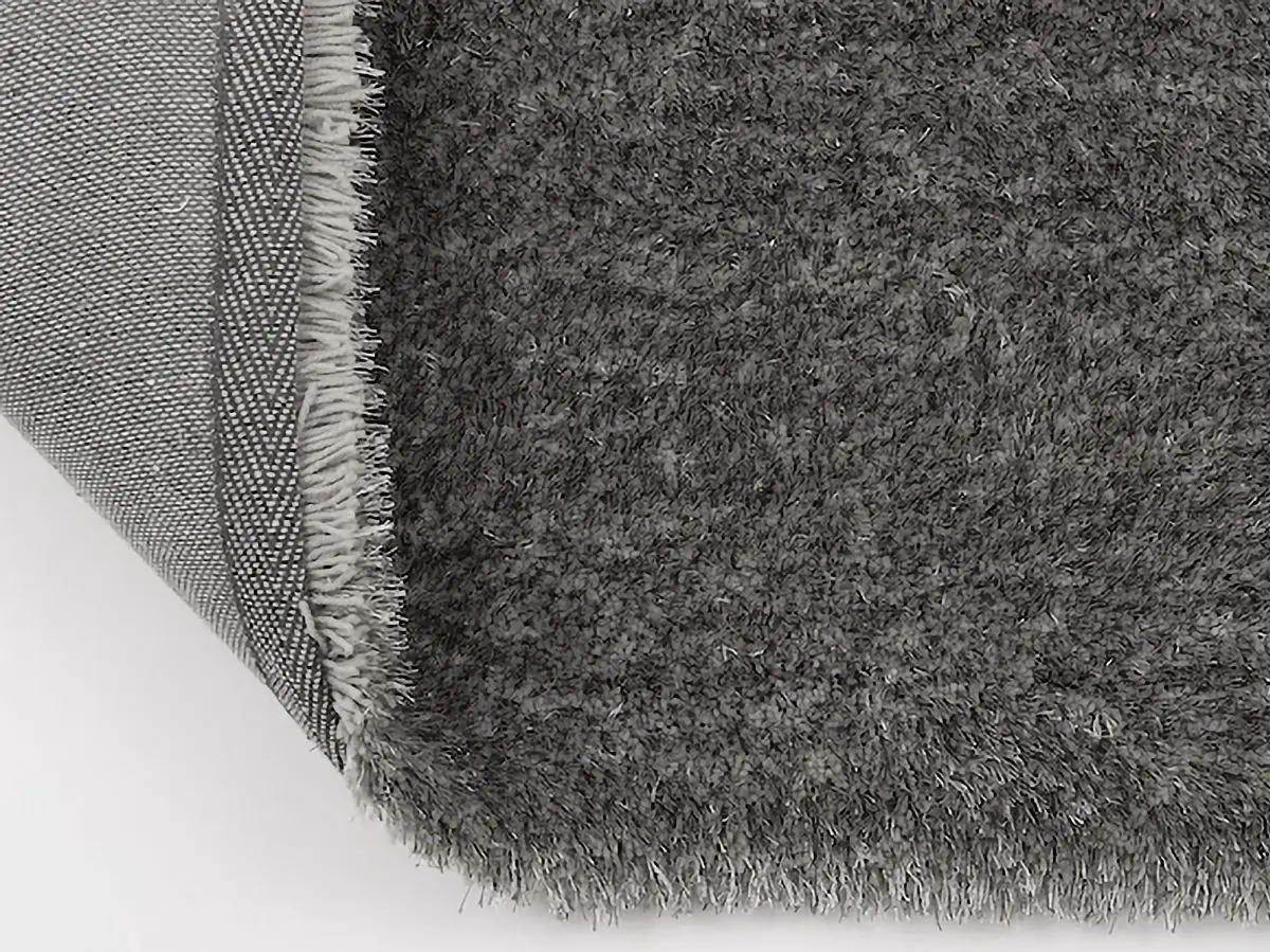 Hochflorteppich Sensit Grau-Mix Rücken