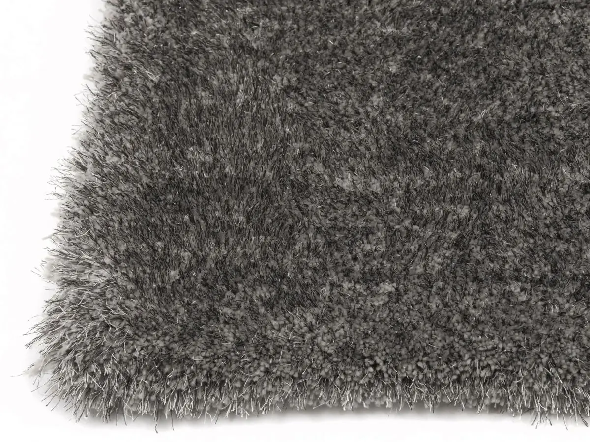 Hochflorteppich Sensit Grau-Mix Ecke