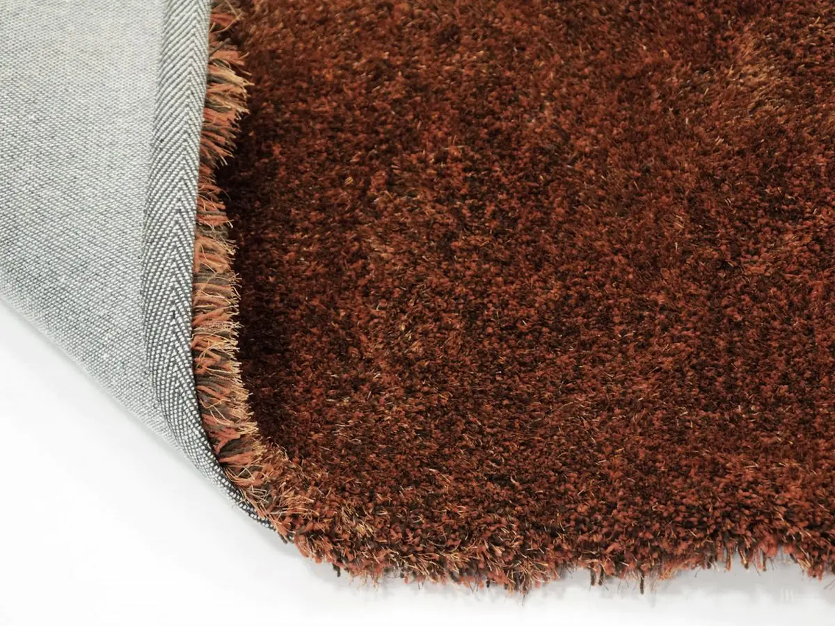 Hochflorteppich Sensit Orange Rücken