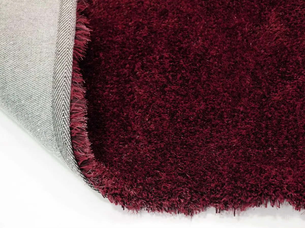 Hochflorteppich Sensit Rot Rücken