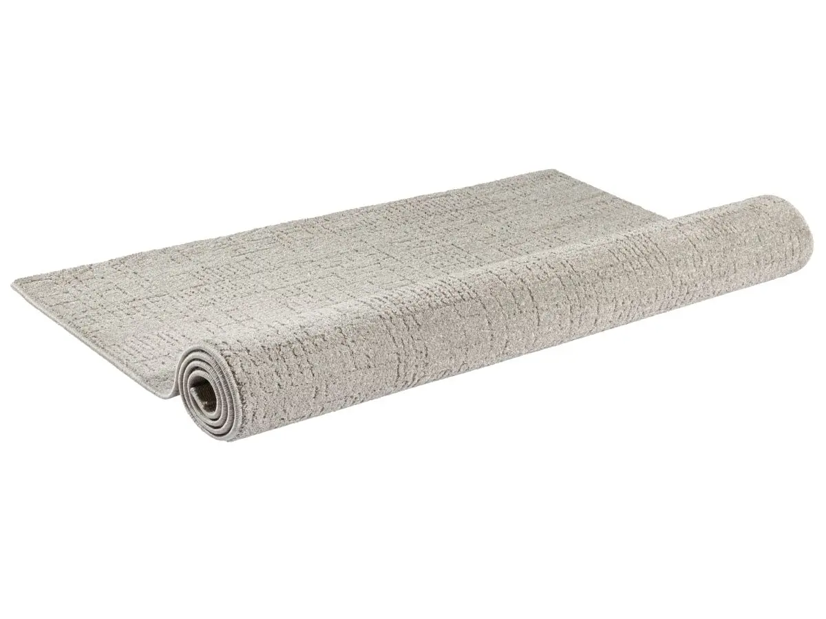 Kurzflorteppich Tredito Silber Rolle