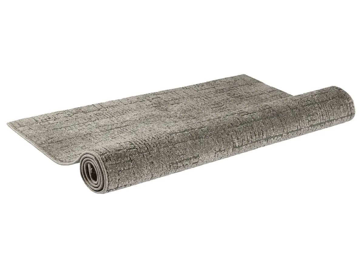 Kurzflorteppich Tredito Taupe Rolle