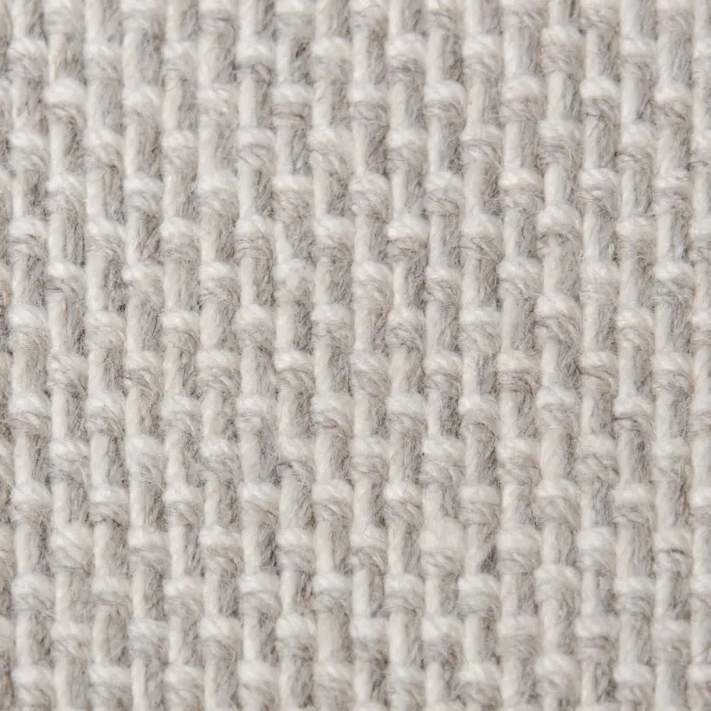 Wollteppich Royal hellgrau Detail