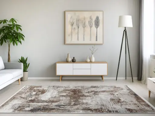 Milieufoto eines Diadem Design-Teppichs.