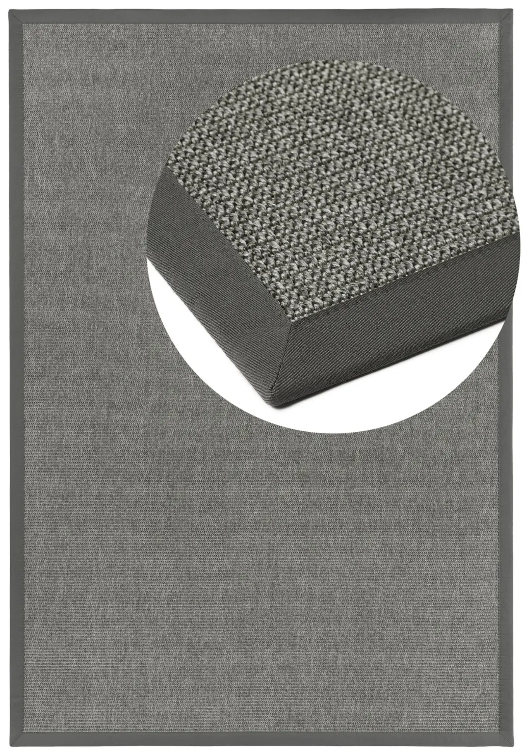 Naturino Basic S2 Platinum 001 Twill top view with magnifying glass